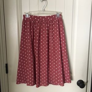 Mikarose polka dot skirt